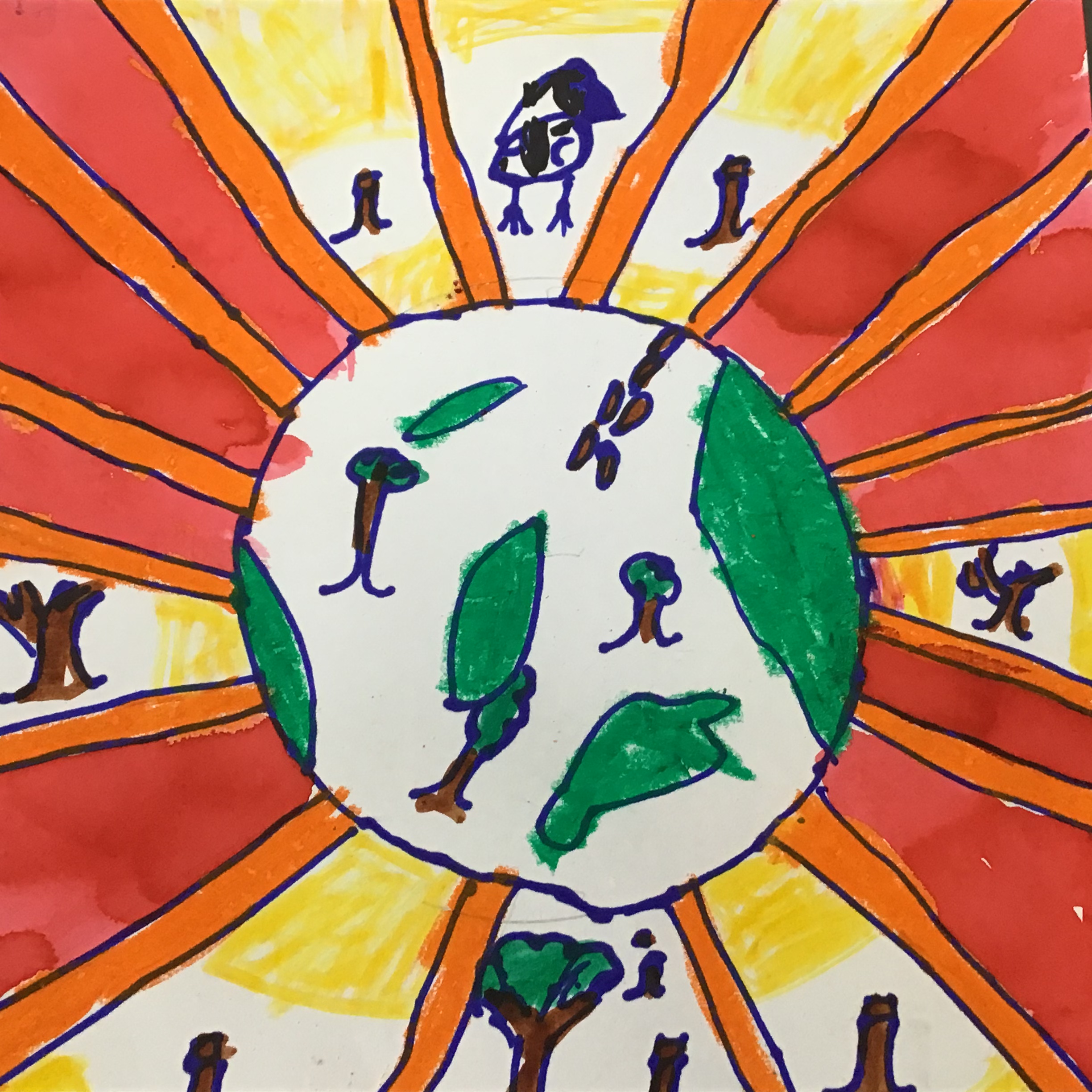 The Blazing Sun - Kids Care About Climate Change 2021