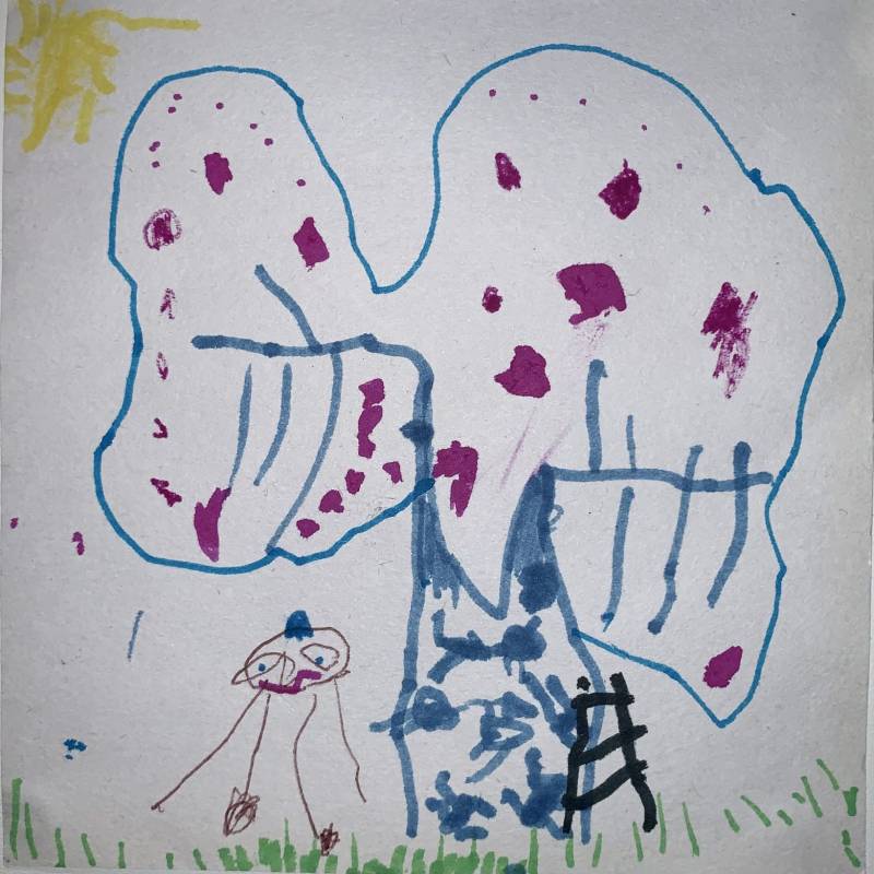 Trees give us air and leaves! Kids Care About Climate Change 2021