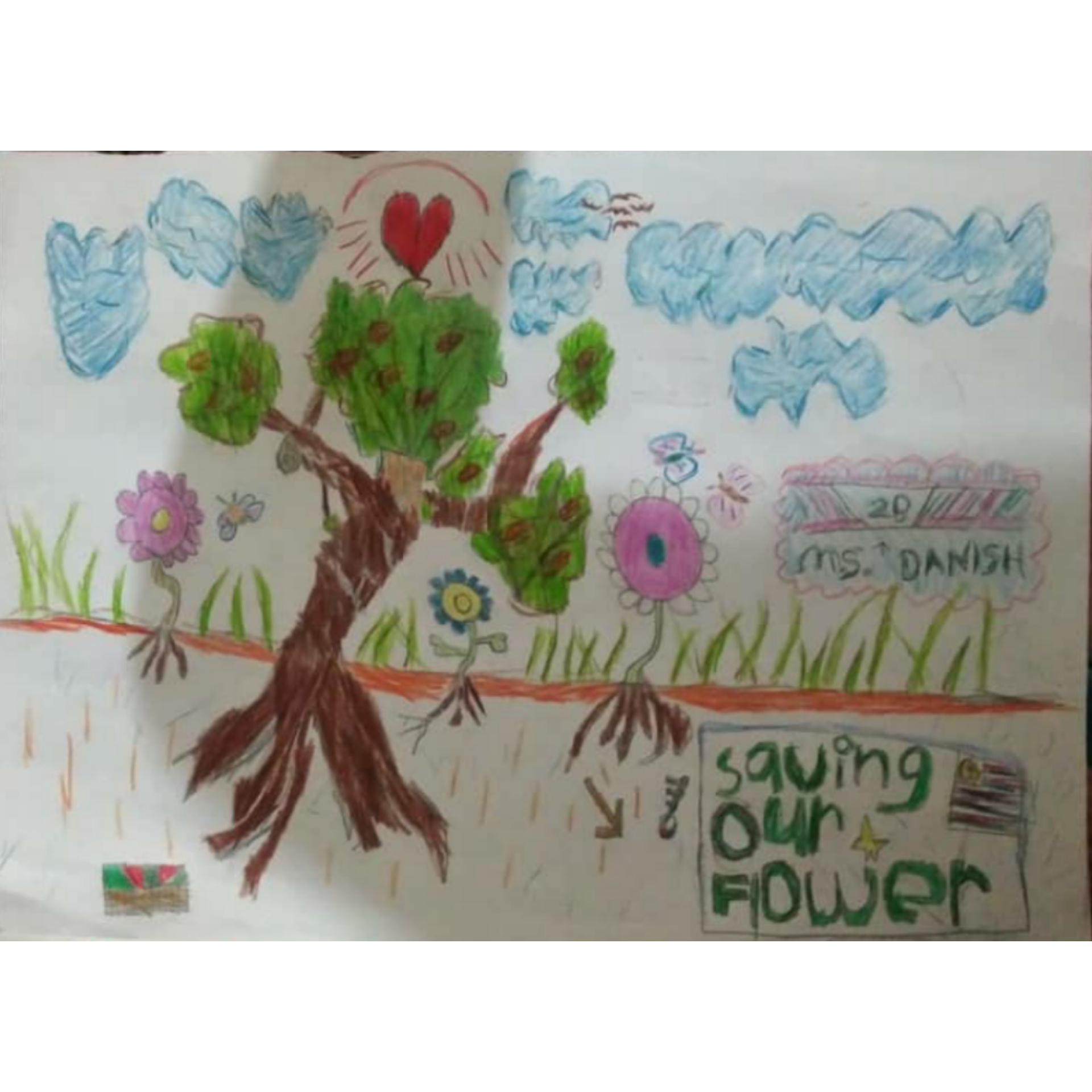 Saving our flower - Kids Care About Climate Change 2021