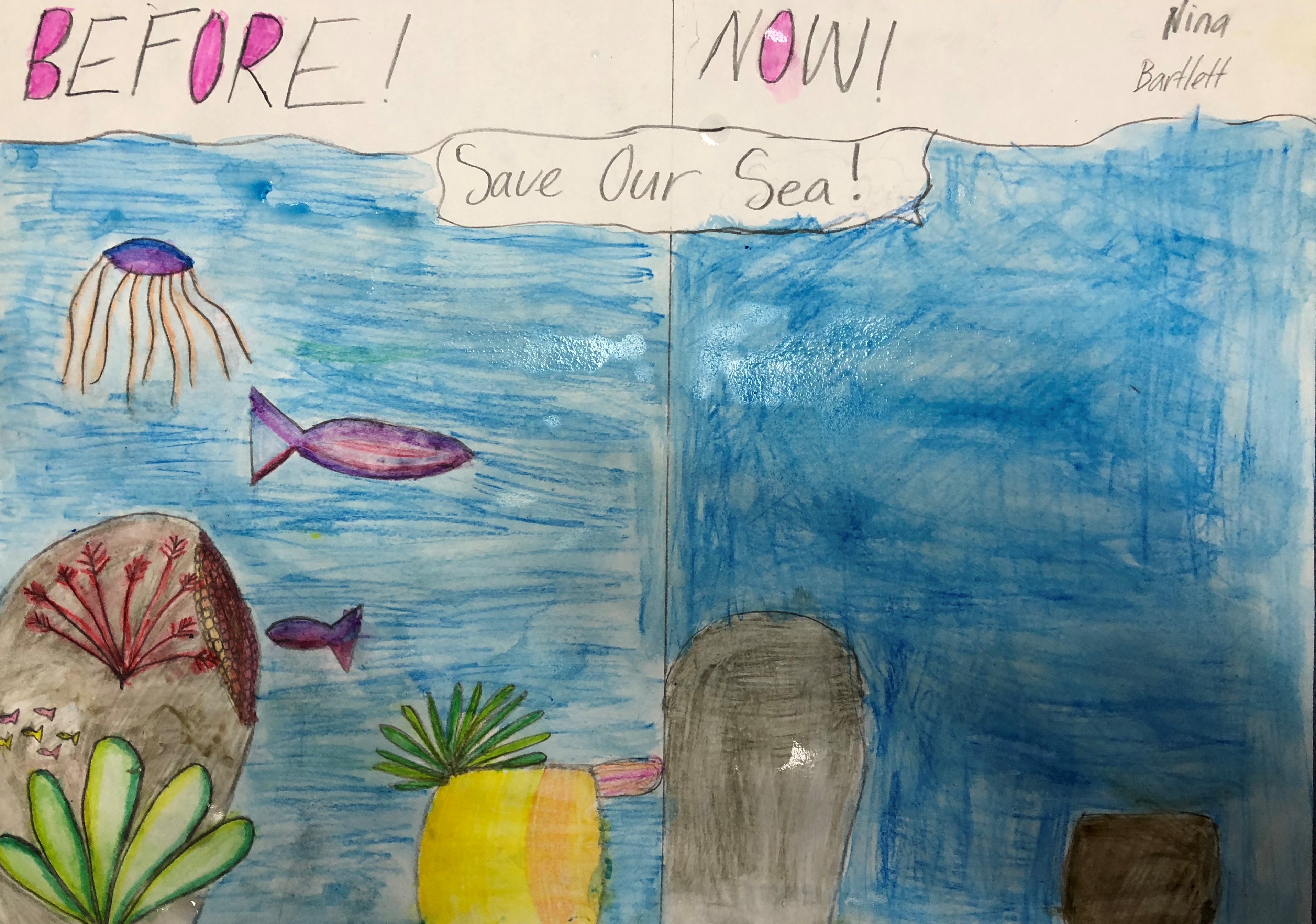 Save our Sea - Kids Care About Climate Change 2021