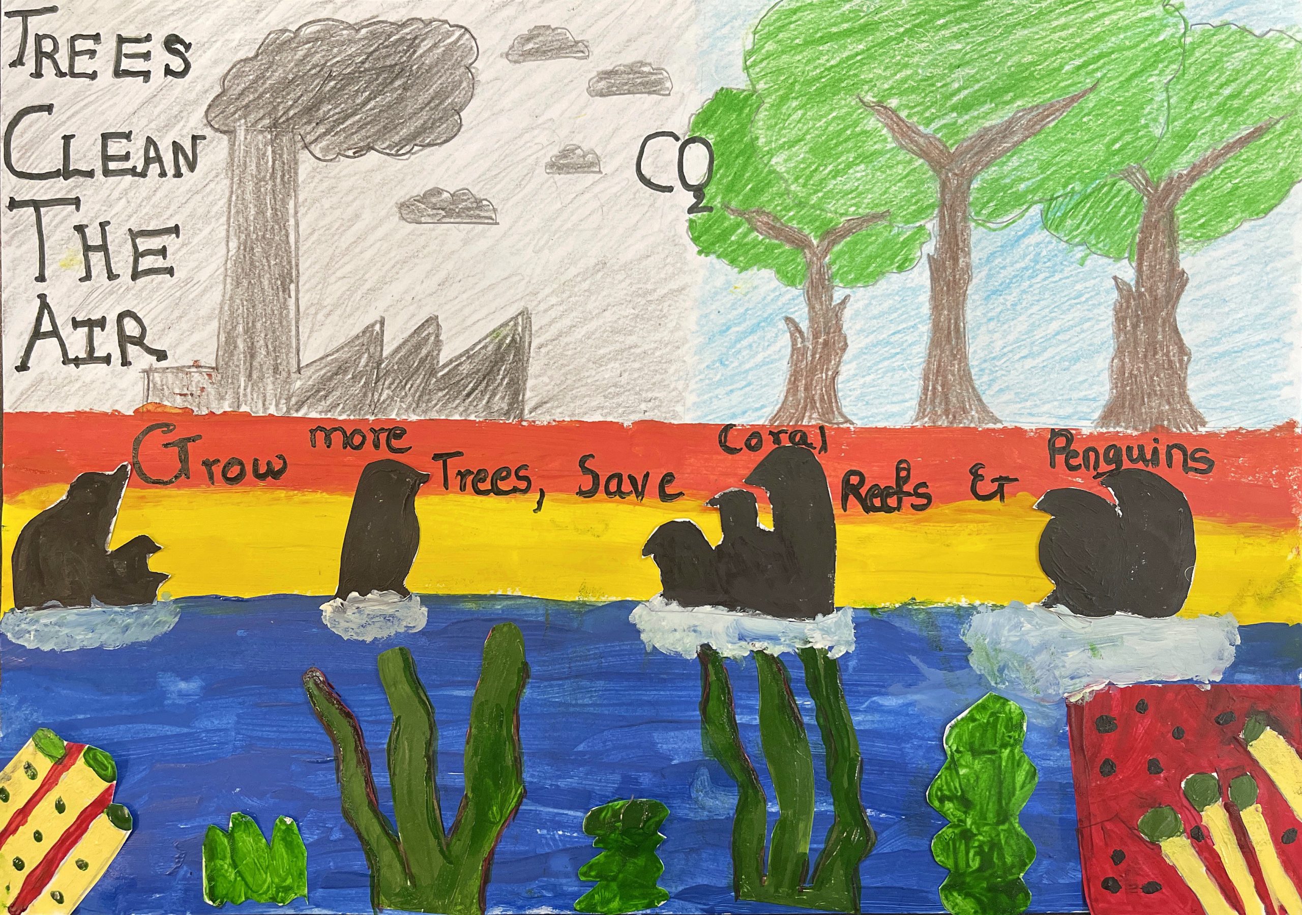 Save trees, save earth - Kids Care About Climate Change 2021
