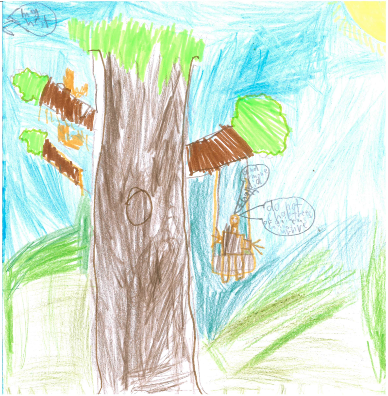 Cracked Tree - Kids Care About Climate Change 2021