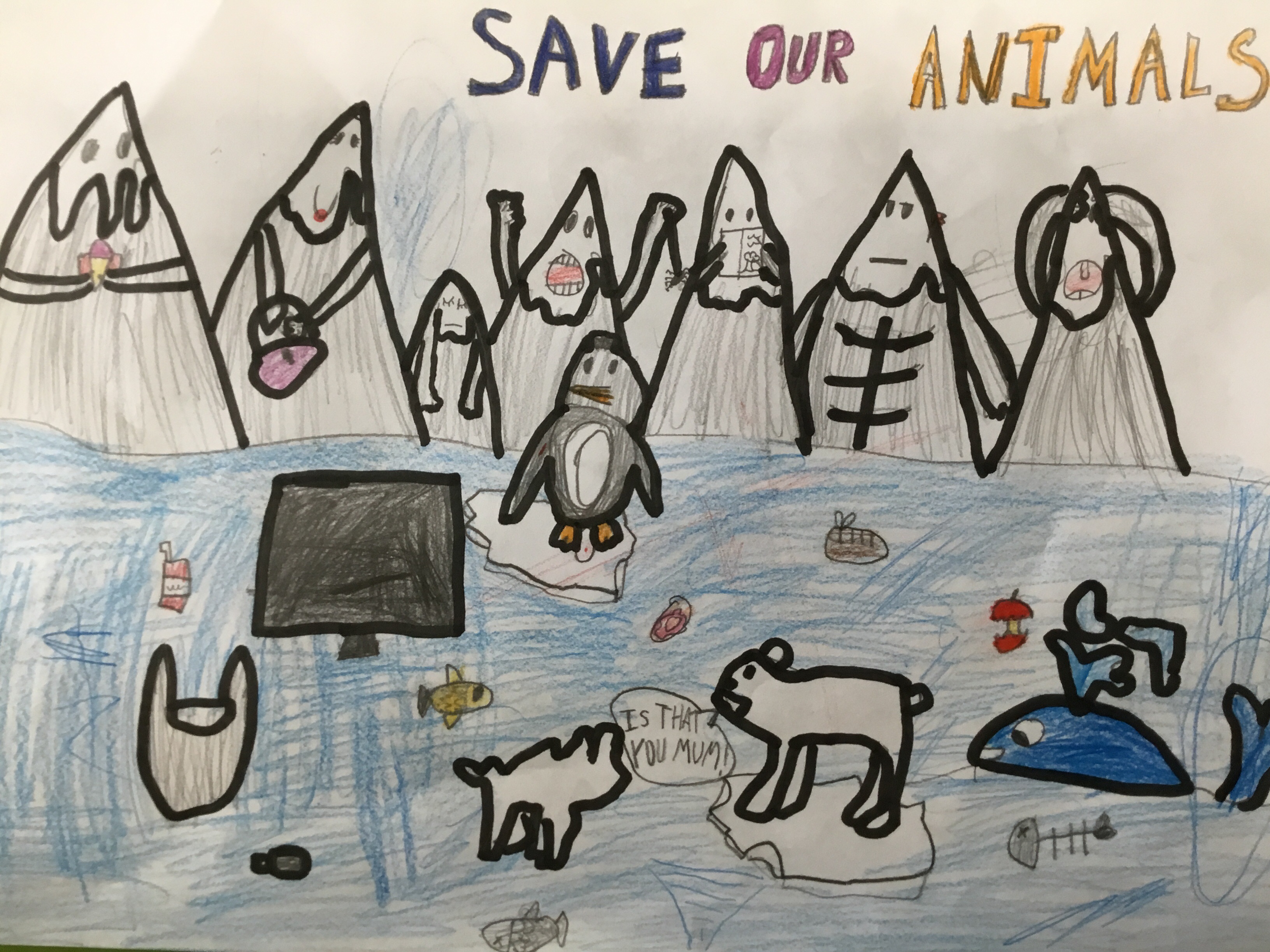 Save Our Animals - Kids Care About Climate Change 2021