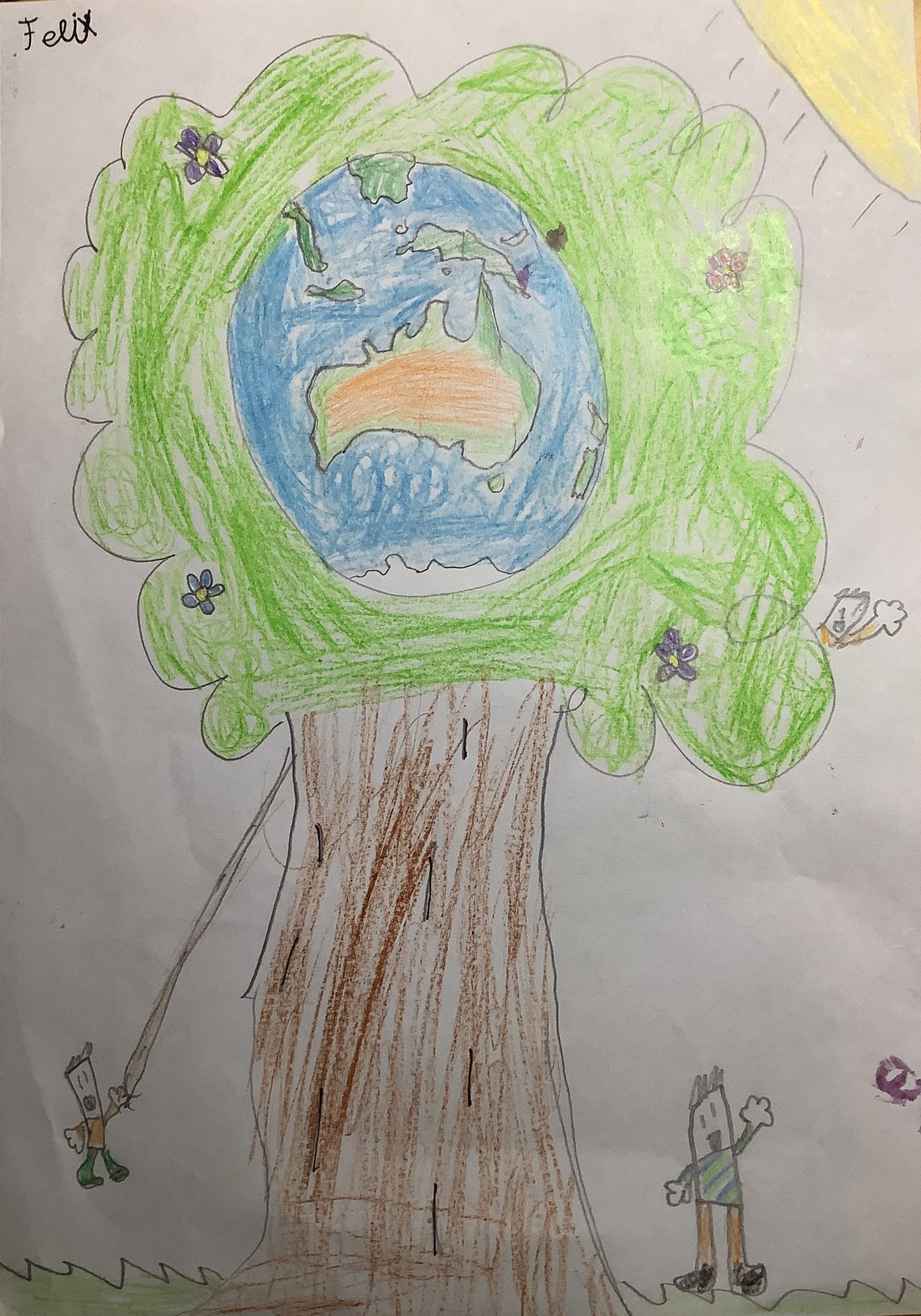 The land in trees - Kids Care About Climate Change 2021